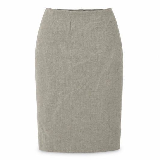 Autonomy Womens Green Cupro Straight & Pencil Skirt Size 10 Zip - Lined