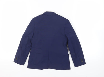 NEXT Boys Blue Jacket Blazer Size 8 Years Button