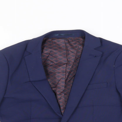 NEXT Boys Blue Jacket Blazer Size 8 Years Button