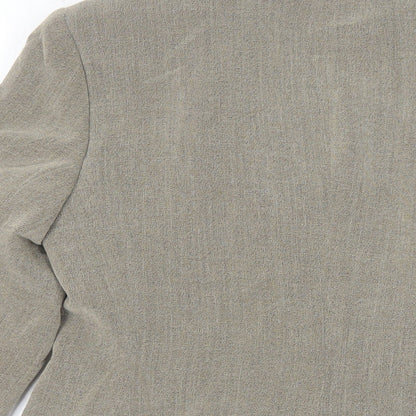 Autonomy Womens Green Jacket Blazer Size 10 Button