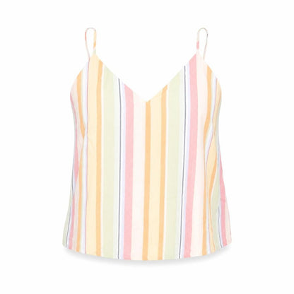 Womens UK Size M Stradivarius Multicoloured Camisole Tank