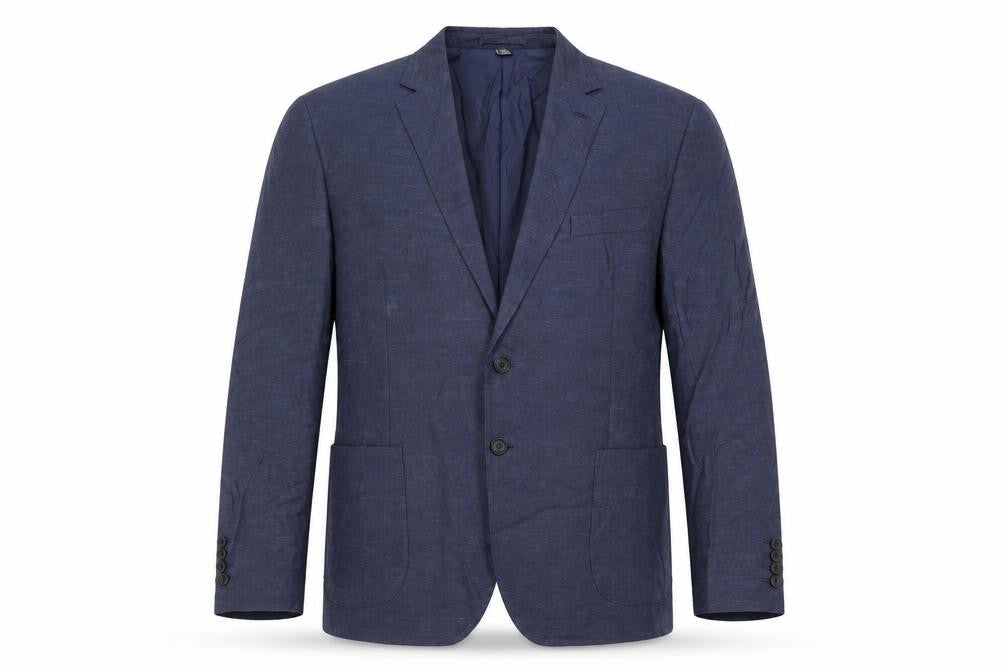 Mens UK Size 46 Marks and Spencer Regular Blue Suit Jacket