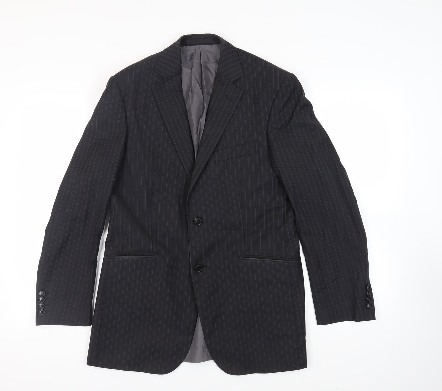 Mens UK Size 38 Marks and Spencer Regular Black Suit Jacket