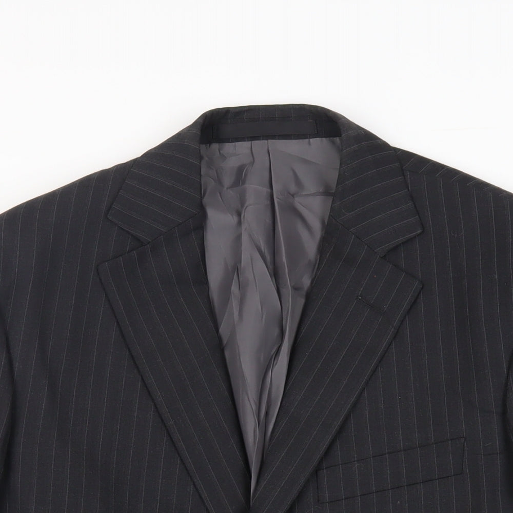 Mens UK Size 38 Marks and Spencer Regular Black Suit Jacket
