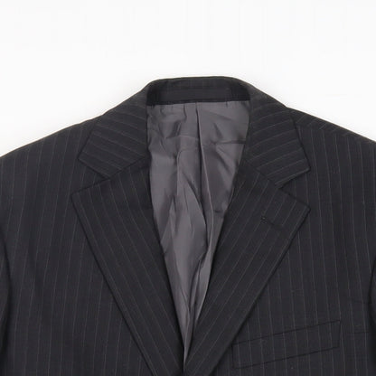 Mens UK Size 38 Marks and Spencer Regular Black Suit Jacket