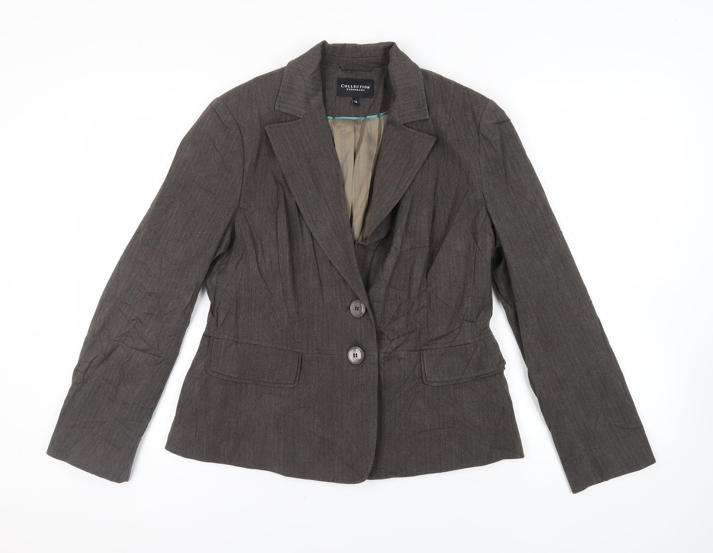 Womens UK Size 16 Debenhams Brown Jacket