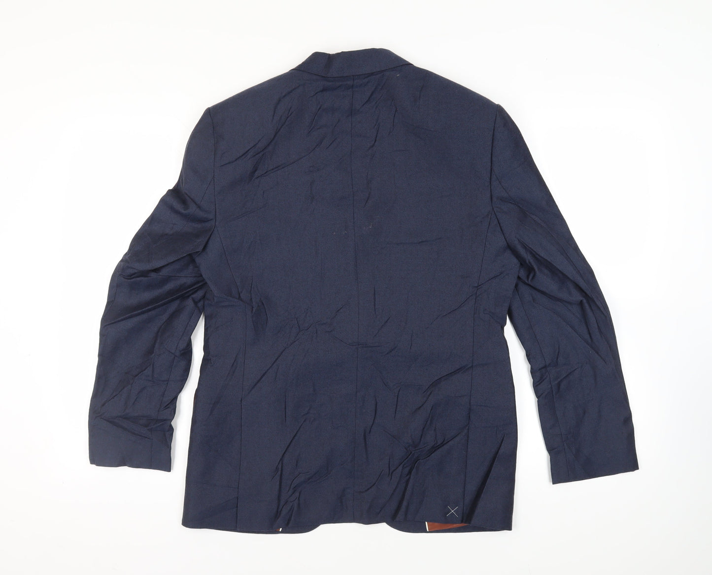 Mens UK Size 38 Marks and Spencer Regular Blue Suit Jacket