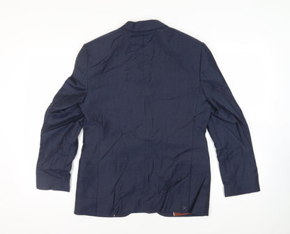 Mens UK Size 38 Marks and Spencer Regular Blue Suit Jacket