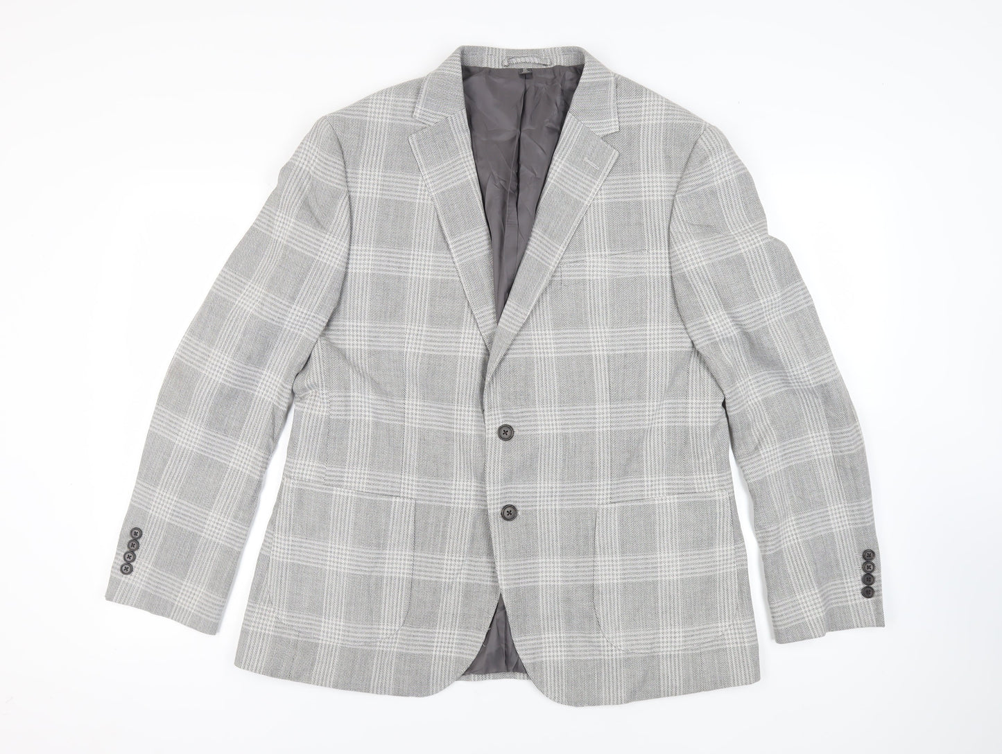 Mens UK Size 46 Marks and Spencer Regular Grey Suit Jacket