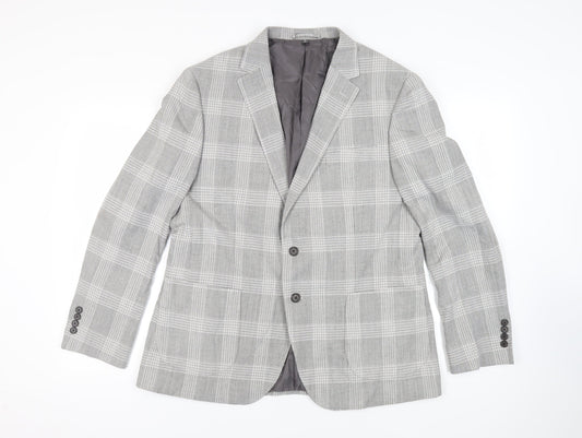 Mens UK Size 46 Marks and Spencer Regular Grey Suit Jacket
