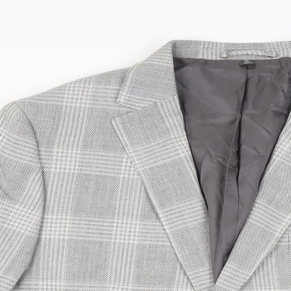Mens UK Size 46 Marks and Spencer Regular Grey Suit Jacket
