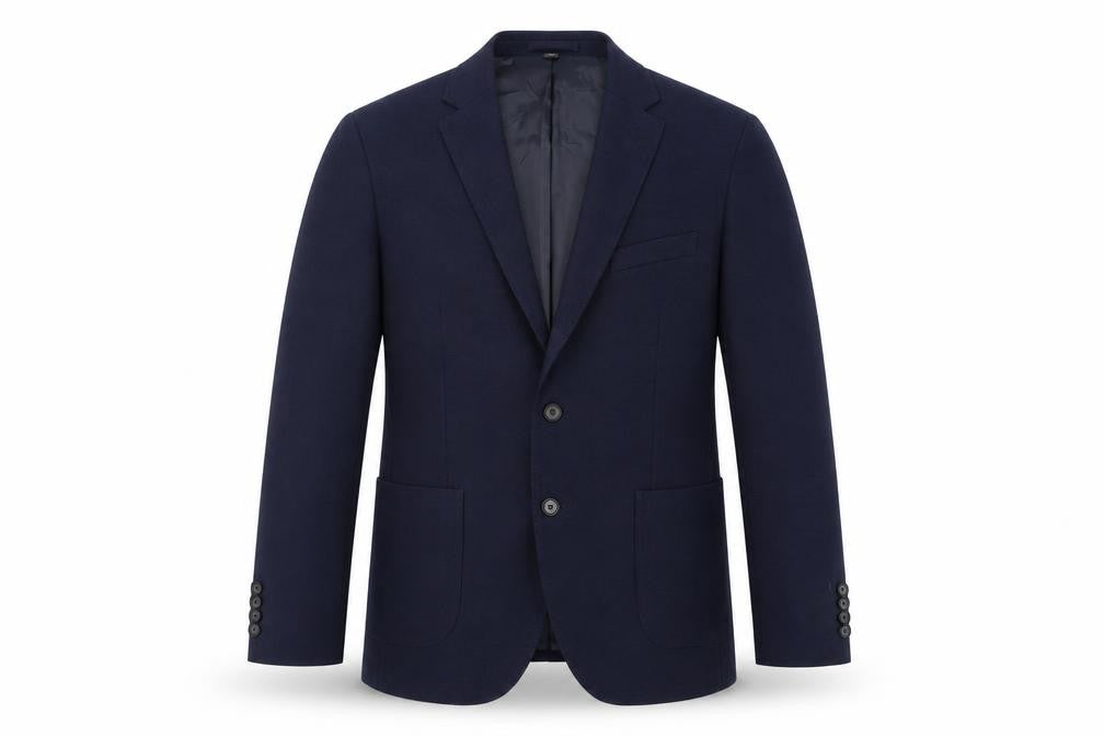 Mens UK Size 42 Marks and Spencer Regular Blue Suit Jacket