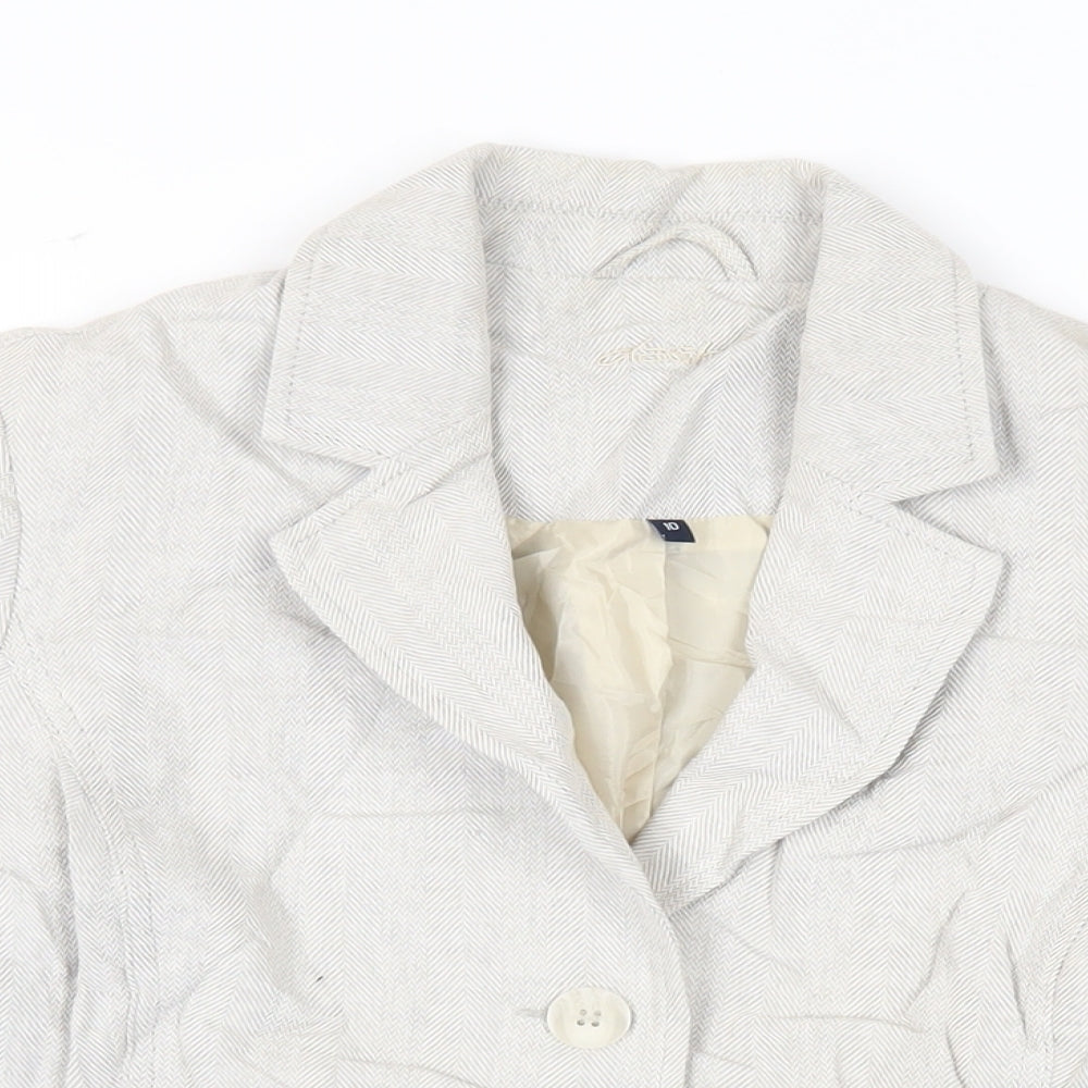 Womens UK Size 10 DASH Grey Jacket