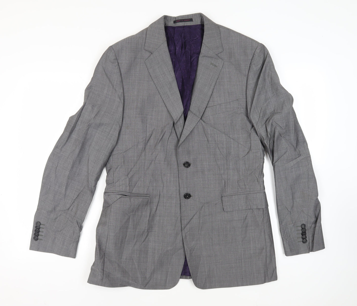 Mens UK Size 42 Duchamp Regular Grey Suit Jacket