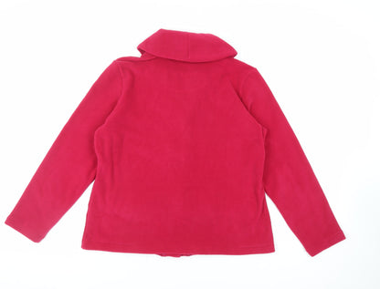 Womens UK Size M Lands' End Pink Jacket