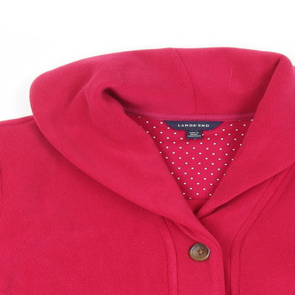 Womens UK Size M Lands' End Pink Jacket