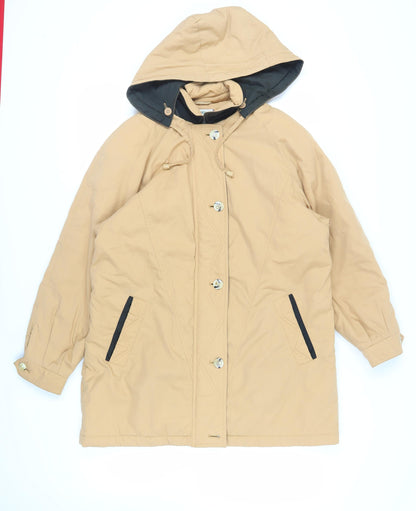 Womens UK Size 14 NuAge Beige Pea Coat