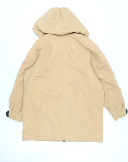 Womens UK Size 14 NuAge Beige Pea Coat