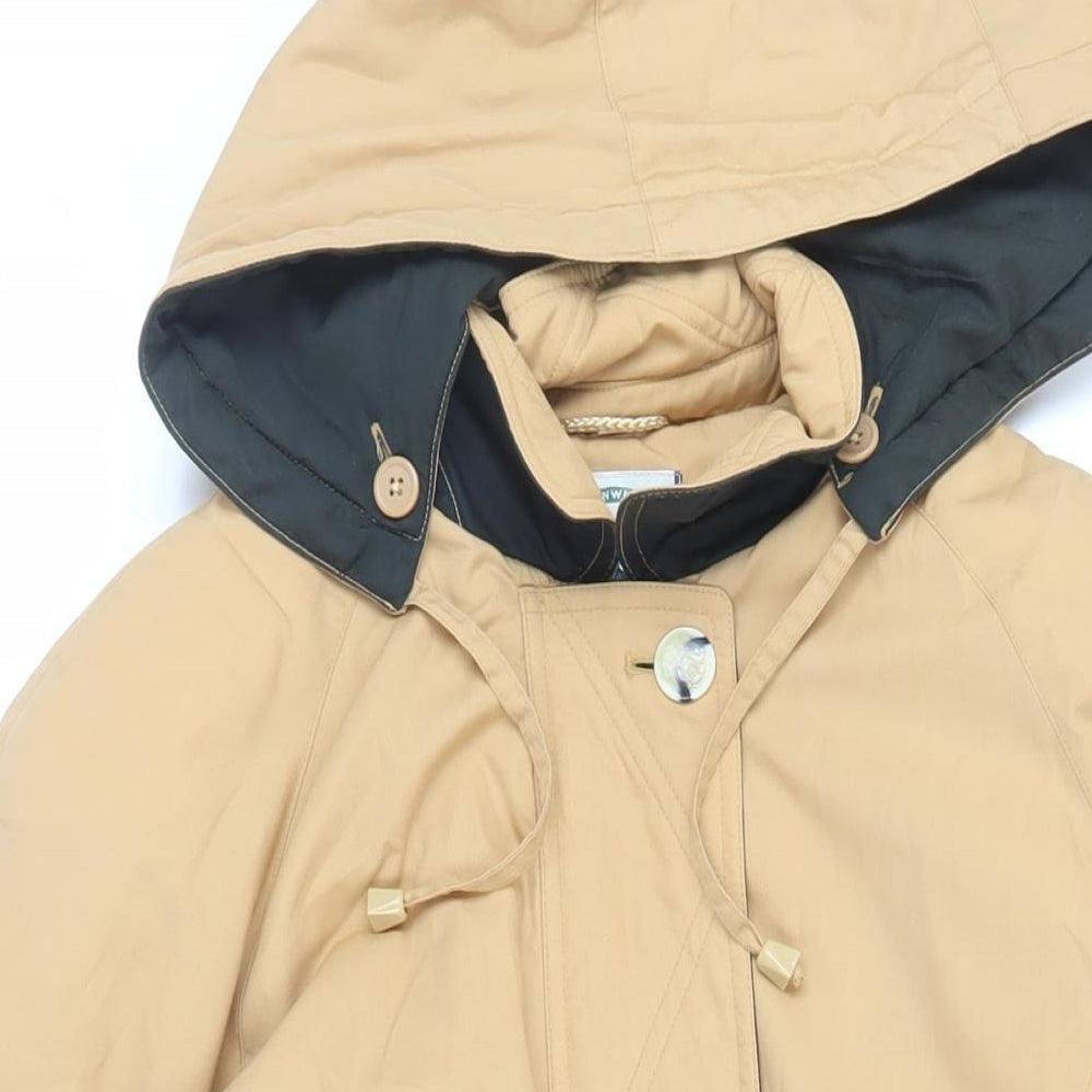 Womens UK Size 14 NuAge Beige Pea Coat