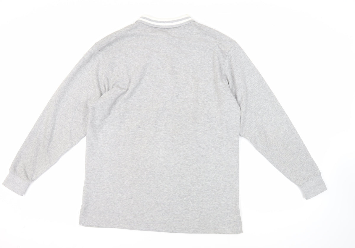 Urban Classics Mens Grey Cotton Pullover Sweatshirt Size M