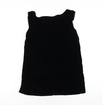 Womens UK Size XS Ghost Black Basic Tank