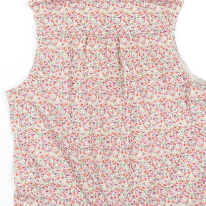 Womens UK Size 10 New Look Multicoloured Basic Button-Up