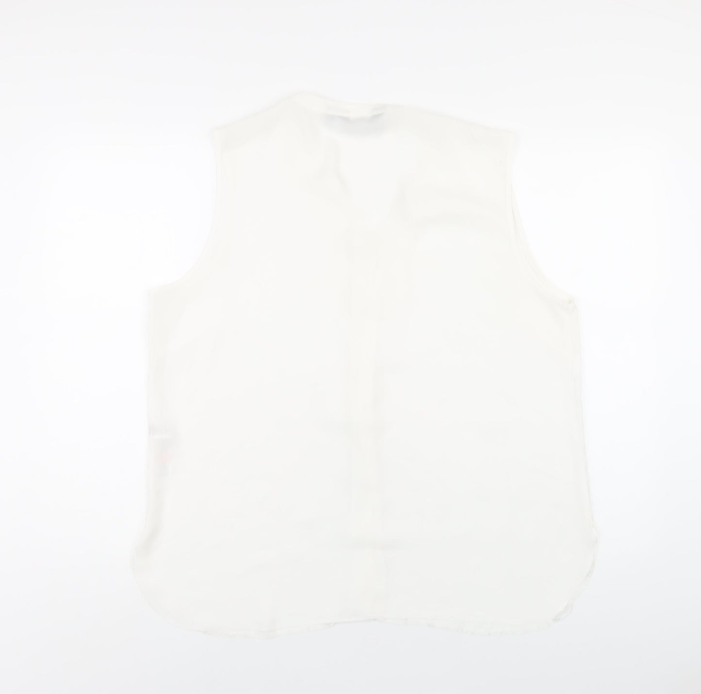 Womens UK Size 18 Dorothy Perkins White Basic Blouse