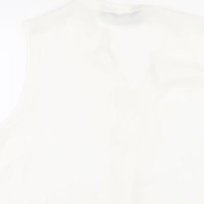 Womens UK Size 18 Dorothy Perkins White Basic Blouse