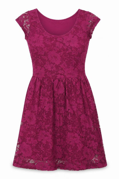 Dorothy Perkins Womens Purple Polyester A-Line Size 6 Round Neck Pullover
