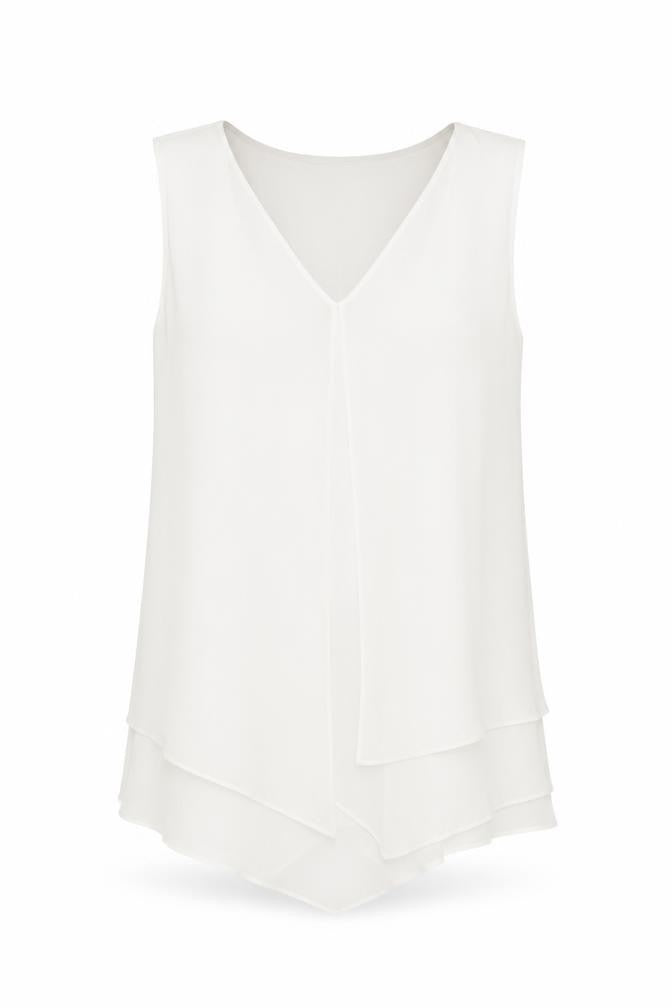 Womens UK Size 14 Phase Eight White Basic Tank