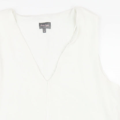 Womens UK Size 14 Phase Eight White Basic Tank
