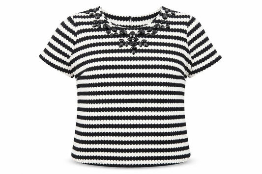 Womens UK Size 14 Anthology Black Basic T-Shirt
