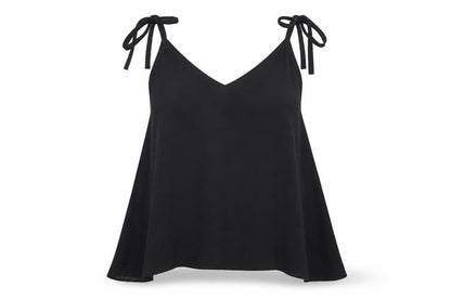 Womens UK Size S Zara Black Camisole T-Shirt