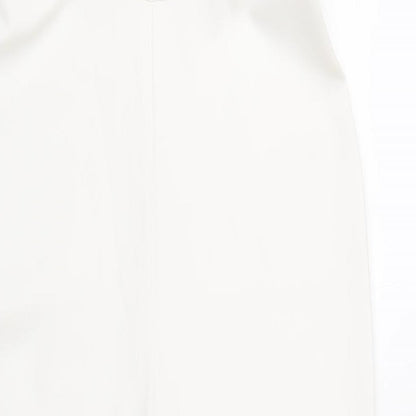 Missguided Womens White Polyester Jumpsuit One-Piece Size 10 L31 in Pullover