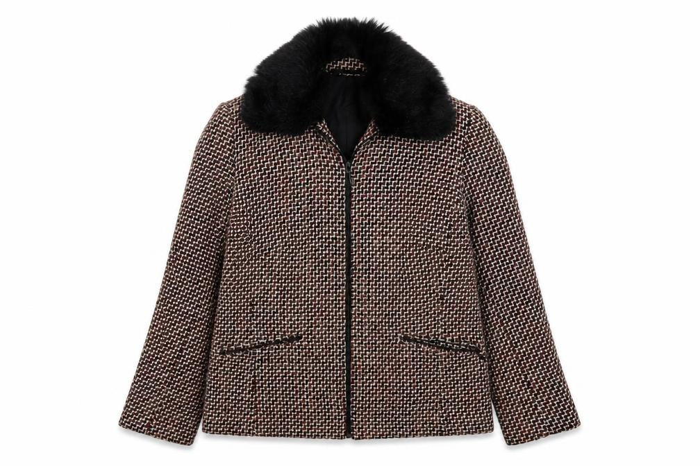Slimma Womens Multicoloured Geometric Jacket Size 12 Zip