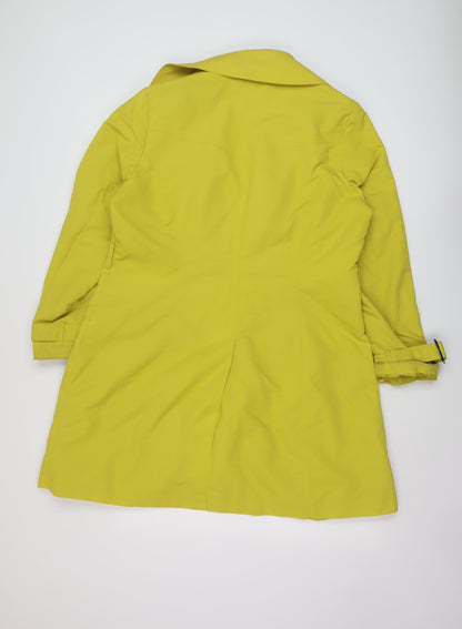 Womens UK Size 16 Marks and Spencer Yellow Overcoat