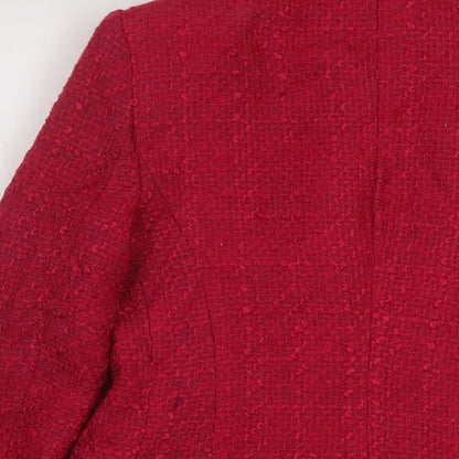 Womens UK Size XS Zara Pink Jacket