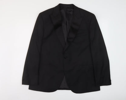 Mens UK Size 44 Marks and Spencer Regular Black Suit Jacket