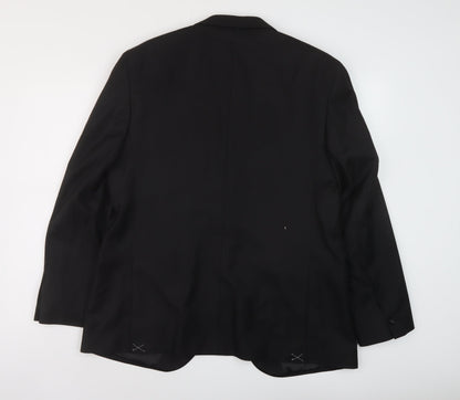 Mens UK Size 44 Marks and Spencer Regular Black Suit Jacket