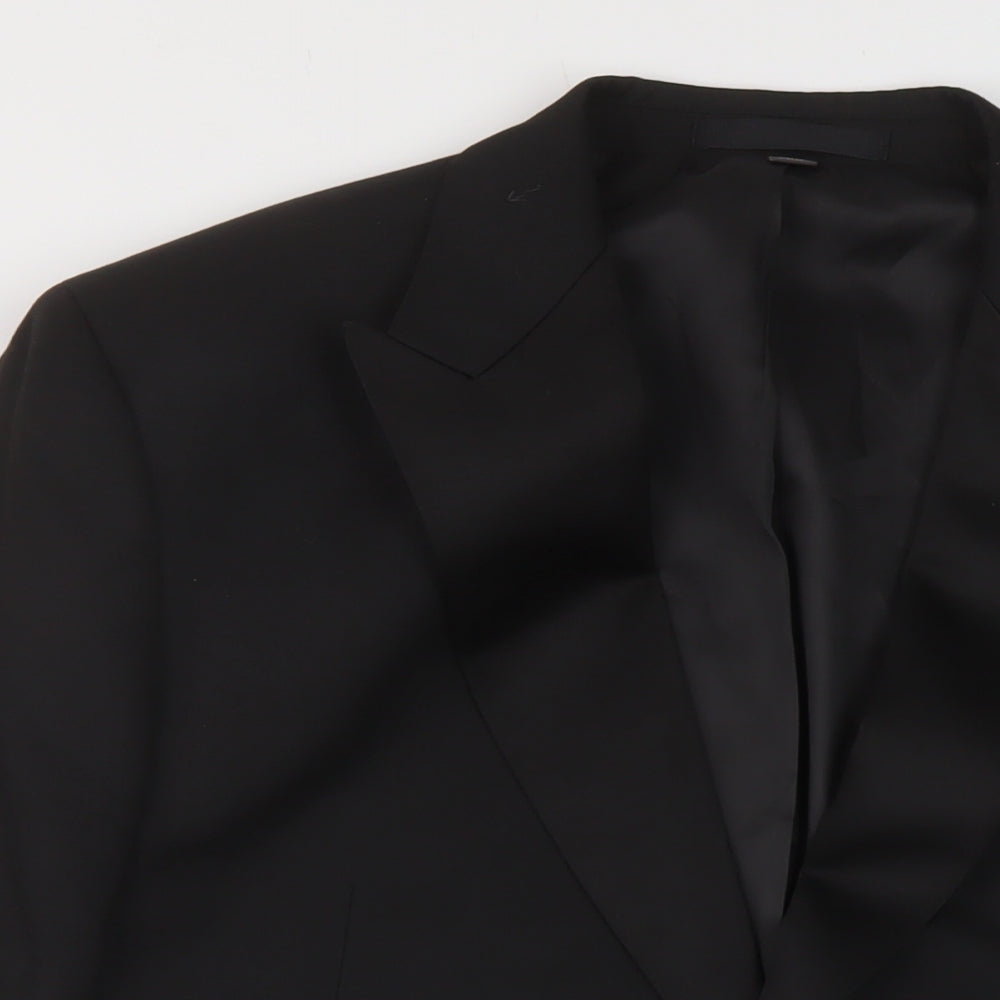 Mens UK Size 44 Marks and Spencer Regular Black Suit Jacket