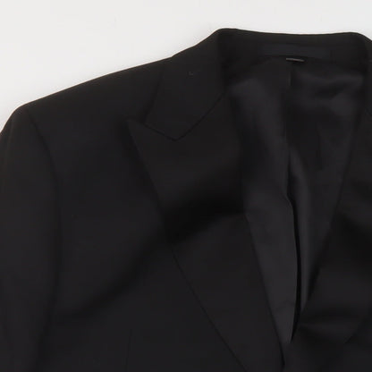Mens UK Size 44 Marks and Spencer Regular Black Suit Jacket