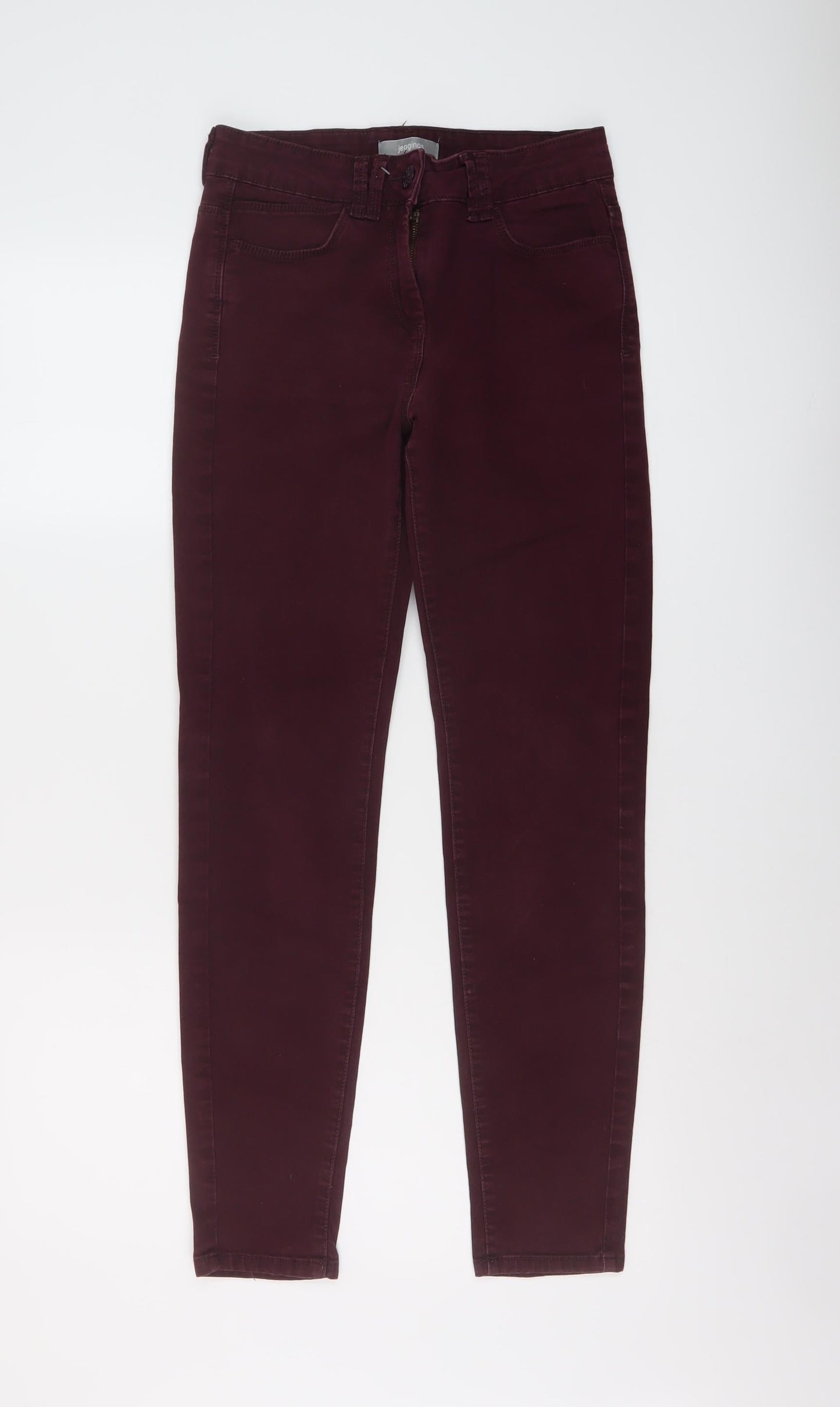 Womens UK Size 8 Marks and Spencer Regular Fit Skinny Purple Jeans