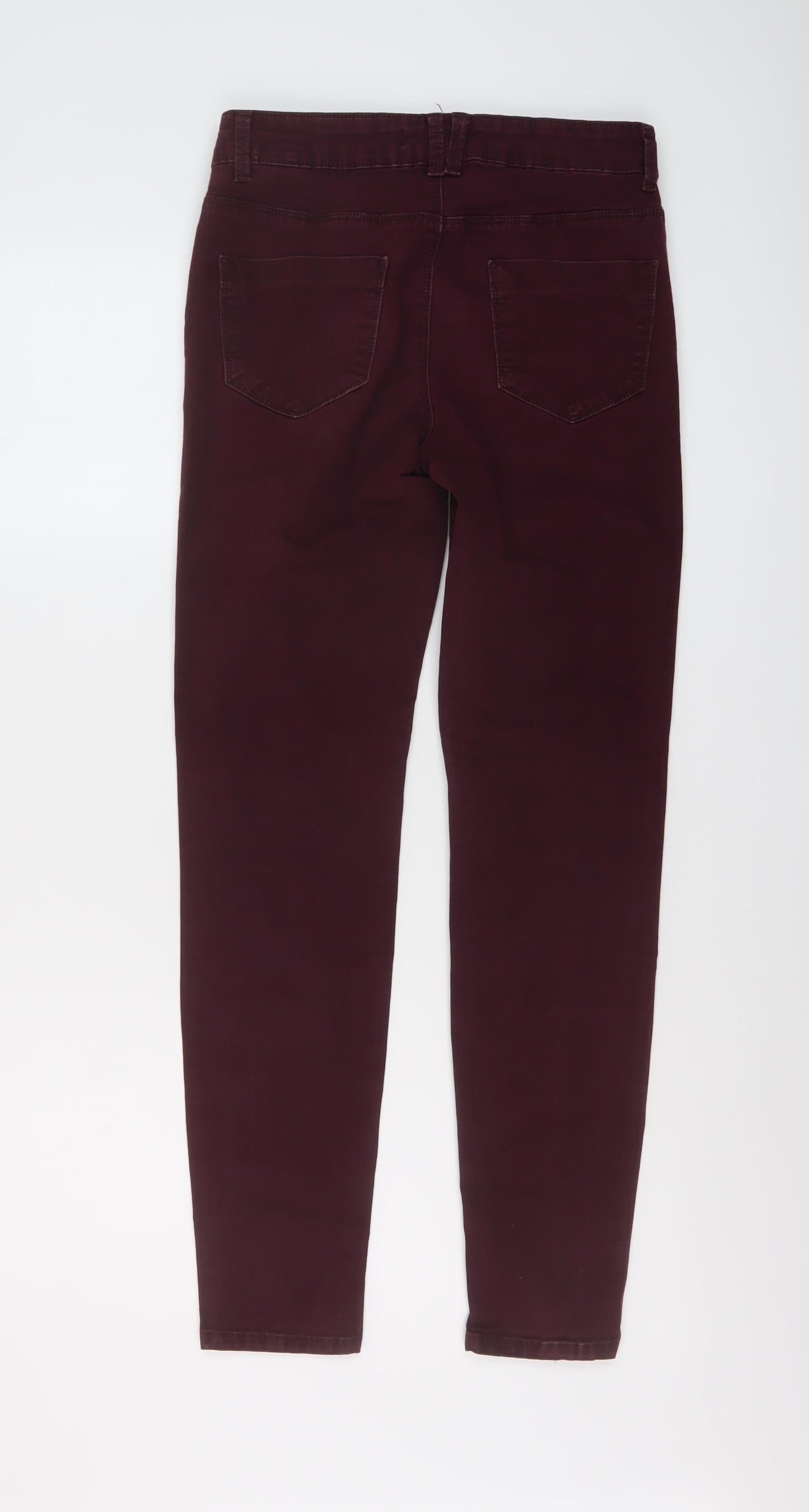 Womens UK Size 8 Marks and Spencer Regular Fit Skinny Purple Jeans