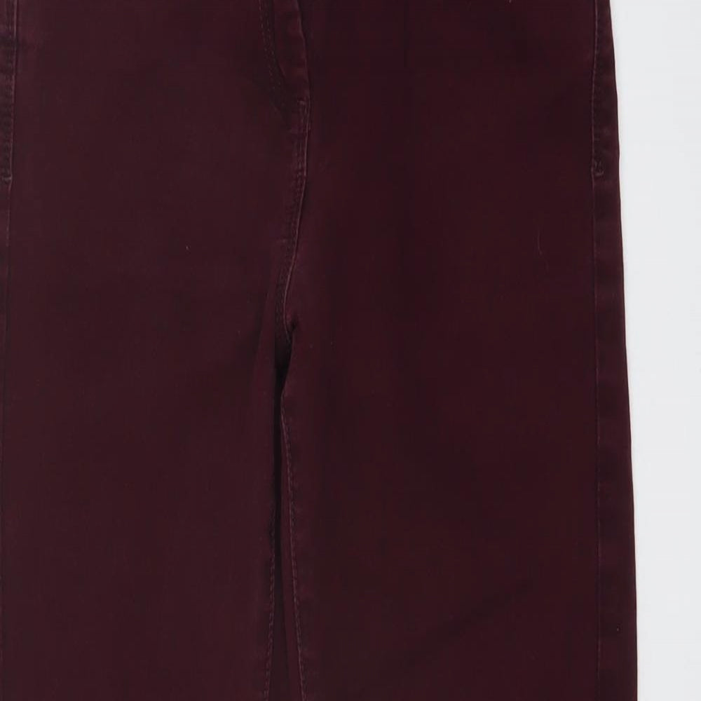 Womens UK Size 8 Marks and Spencer Regular Fit Skinny Purple Jeans