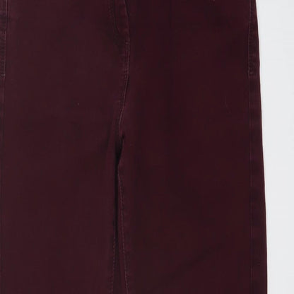 Womens UK Size 8 Marks and Spencer Regular Fit Skinny Purple Jeans