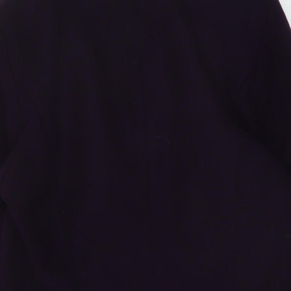 Womens UK Size 8 Marks and Spencer Purple Overcoat