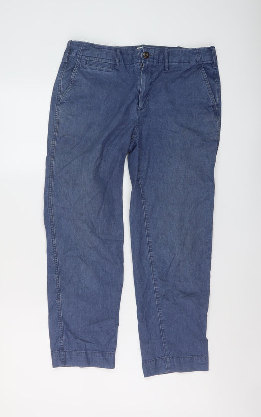 Womens UK Size 6 Gap Regular Fit  Blue Trousers