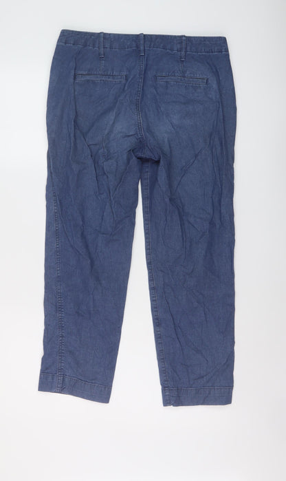 Womens UK Size 6 Gap Regular Fit  Blue Trousers