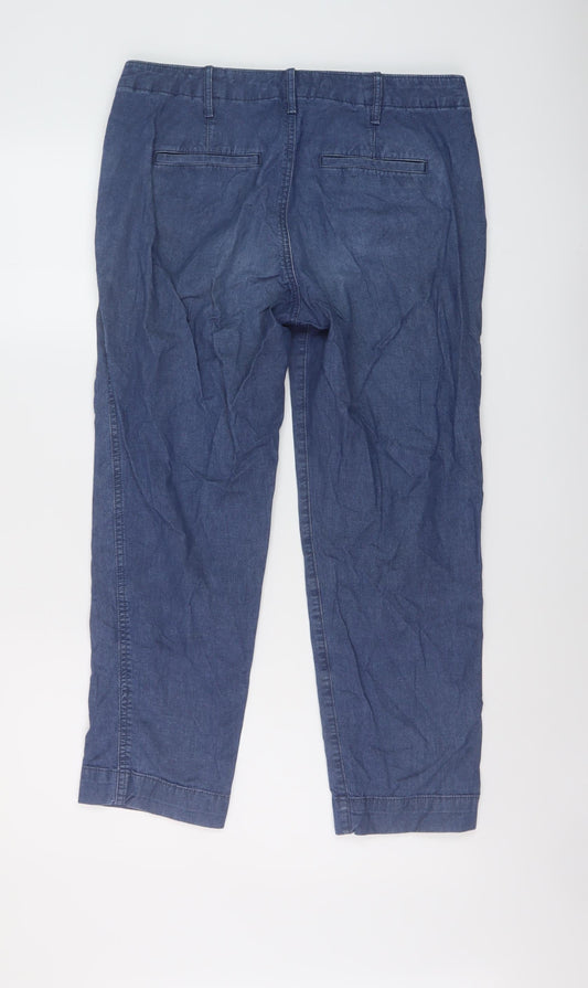 Womens UK Size 6 Gap Regular Fit  Blue Trousers