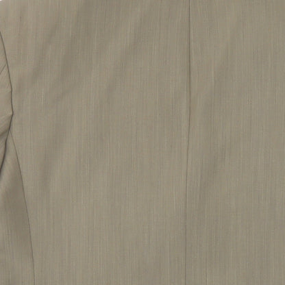 Mens UK Size 38 River Island Regular Beige Suit Jacket